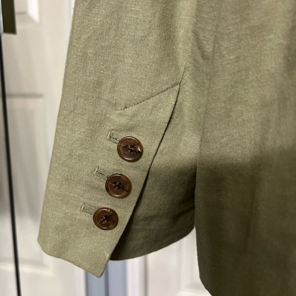 TREASURE & BOND Olive Green Blazer Jacket - Picture 5 of 9